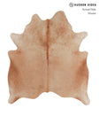 Solid Brown X-Large Brazilian Cowhide Rug 6'10"H x 5'11"W #A4826 by Hudson Hides