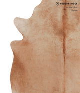 Solid Brown X-Large Brazilian Cowhide Rug 6'10"H x 5'11"W #A4826 by Hudson Hides