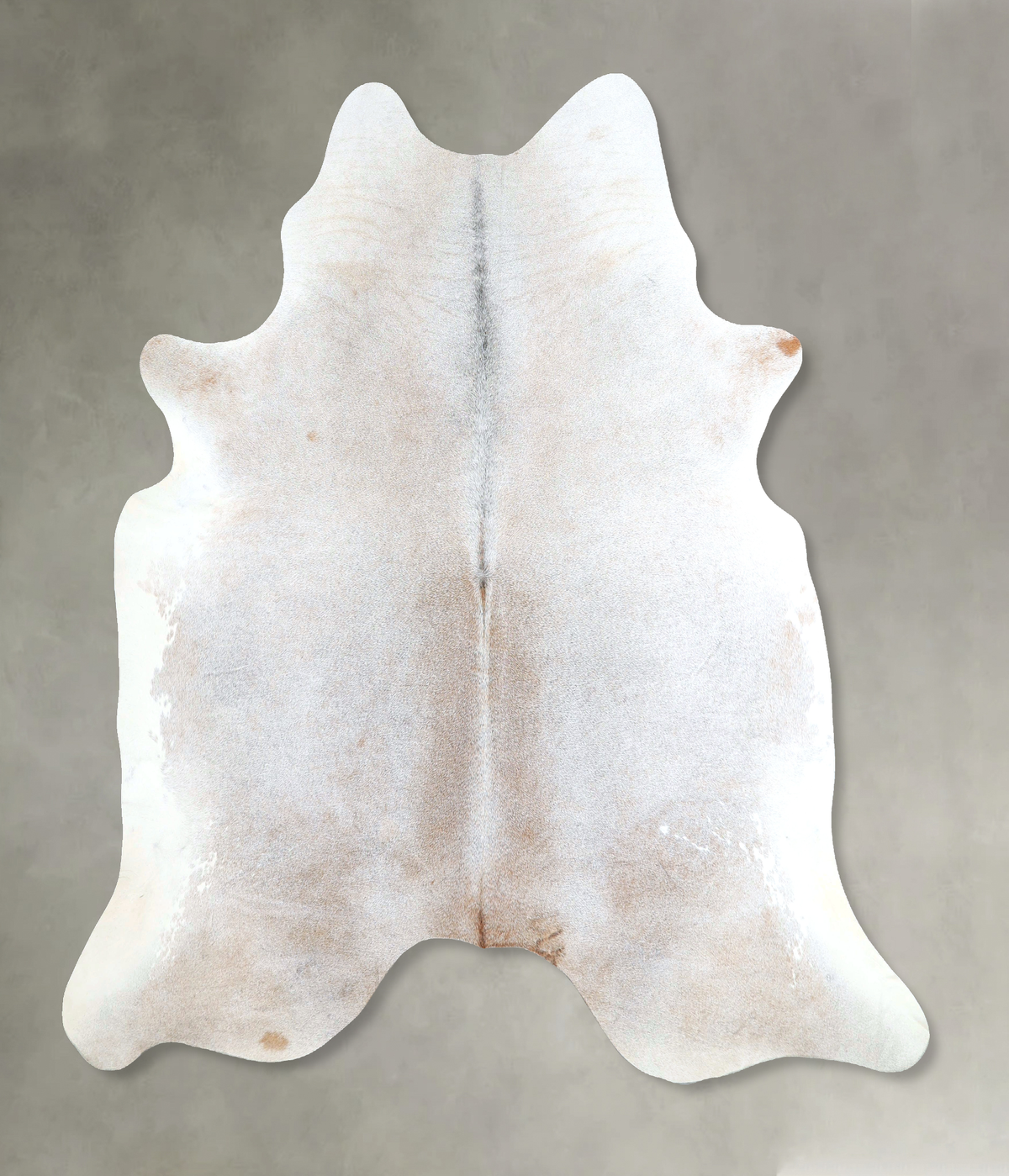 Grey with Beige Cowhide Rug #A48269
