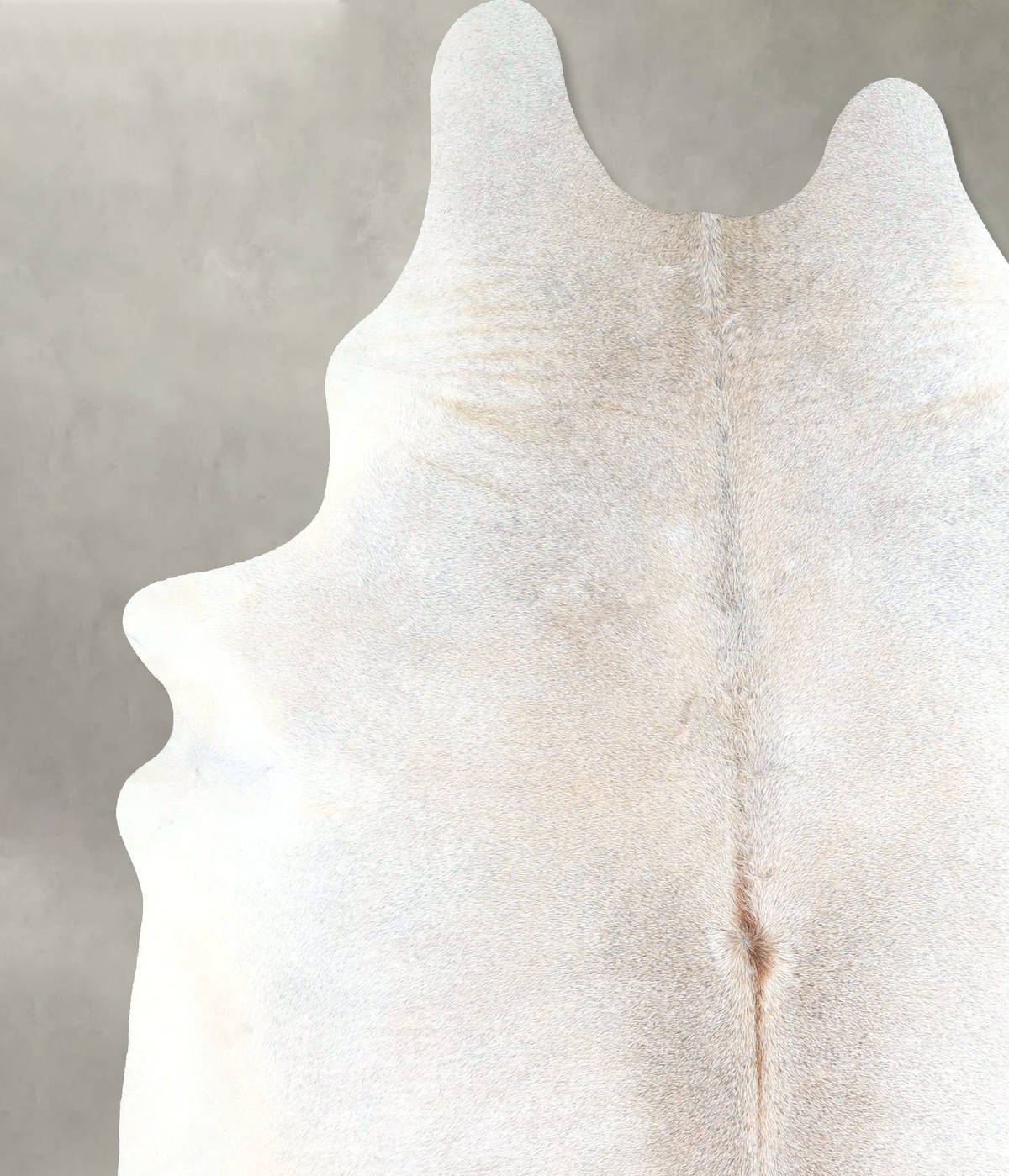 Grey with Beige Cowhide Rug #A48270