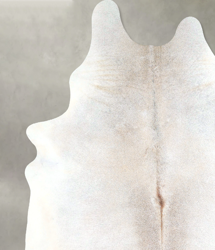 Grey with Beige XX-Large Brazilian Cowhide Rug 7'9"H x 6'7"W #A48270 by Hudson Hides