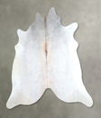 Grey with Beige XX-Large Brazilian Cowhide Rug 7'1"H x 7'5"W #A48272 by Hudson Hides