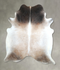 Grey with Beige XX-Large Brazilian Cowhide Rug 8'3