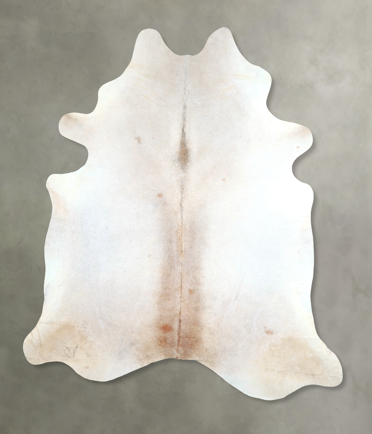 Grey with Beige Cowhide Rug #A48286