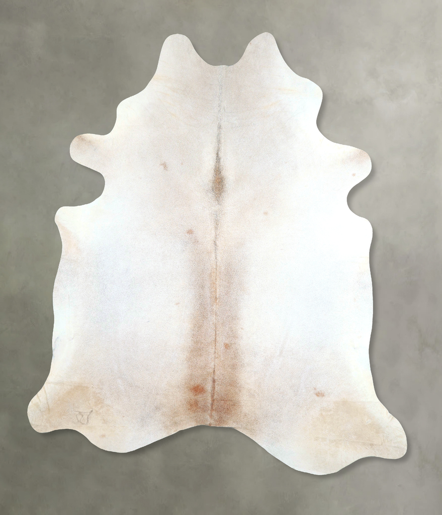 Grey with Beige XX-Large Brazilian Cowhide Rug 8'2"H x 7'1"W #A48286 by Hudson Hides