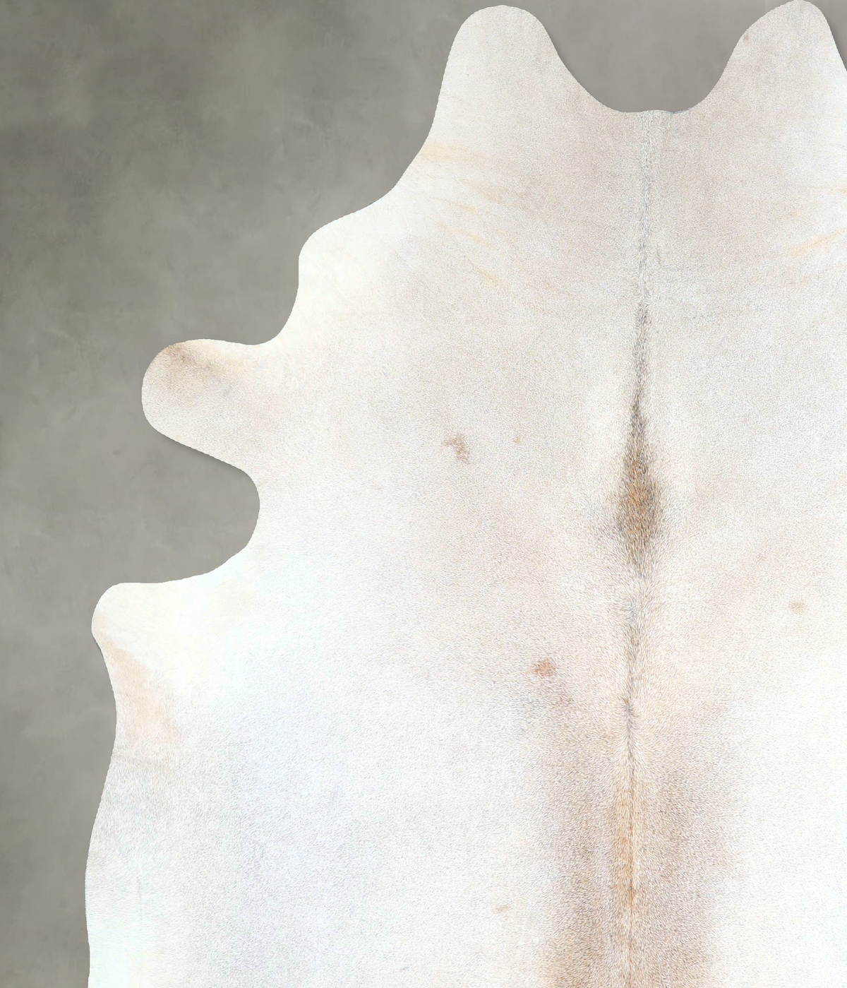 Grey with Beige Cowhide Rug #A48286