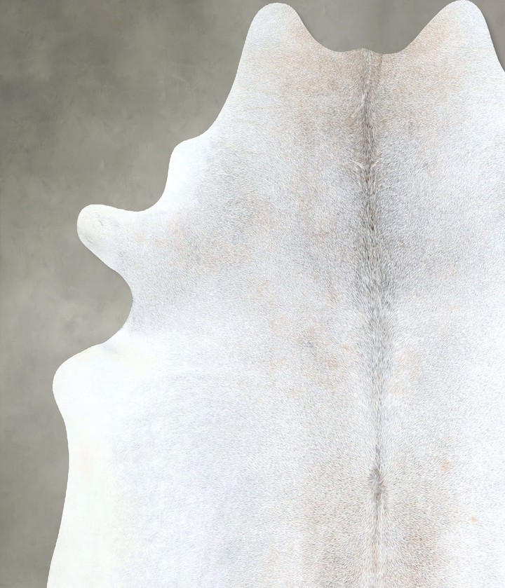 Grey with Beige XX-Large Brazilian Cowhide Rug 7'4"H x 6'10"W #A48289 by Hudson Hides