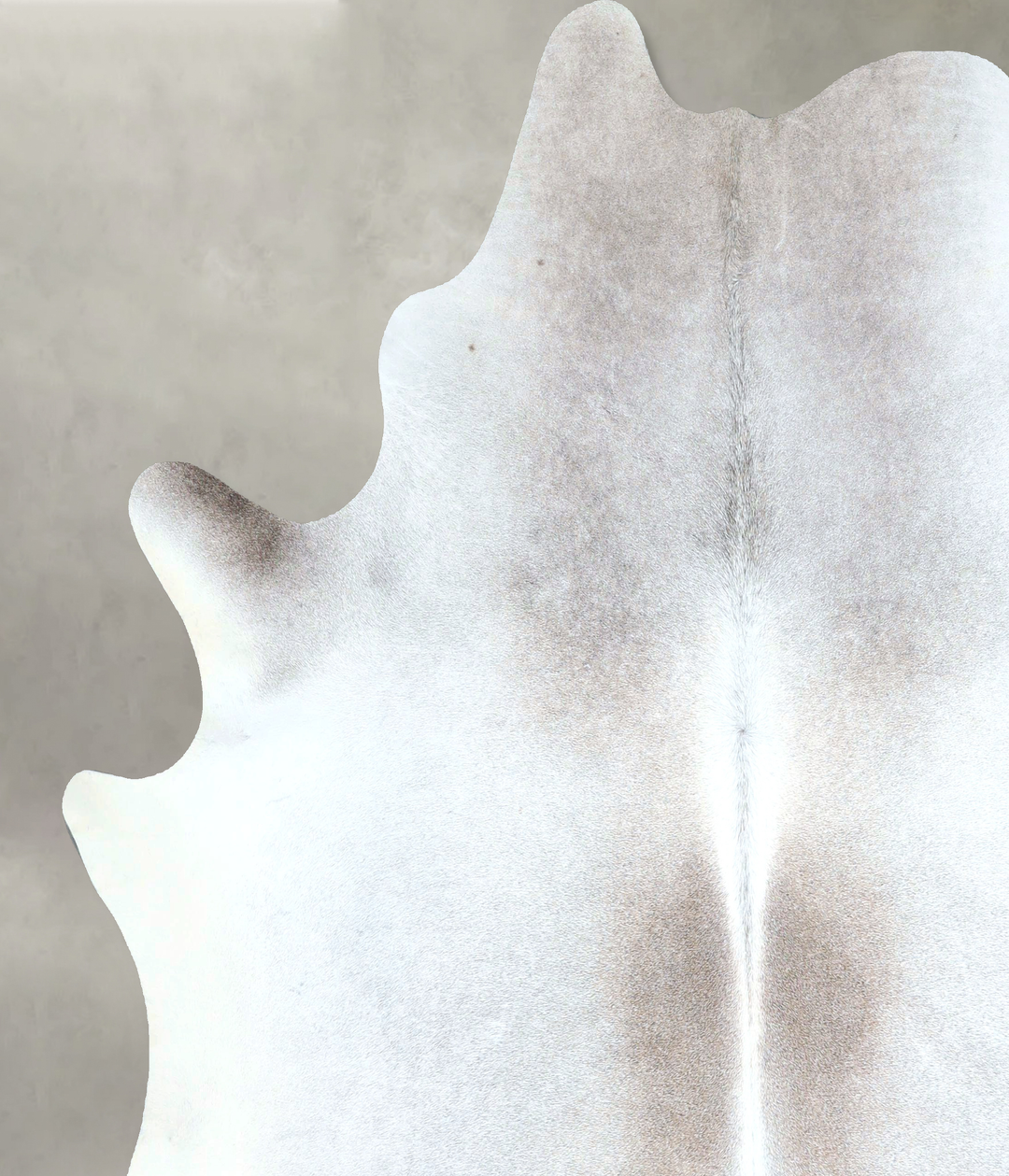 Grey with Beige XX-Large Brazilian Cowhide Rug 7'5"H x 6'10"W #A48299 