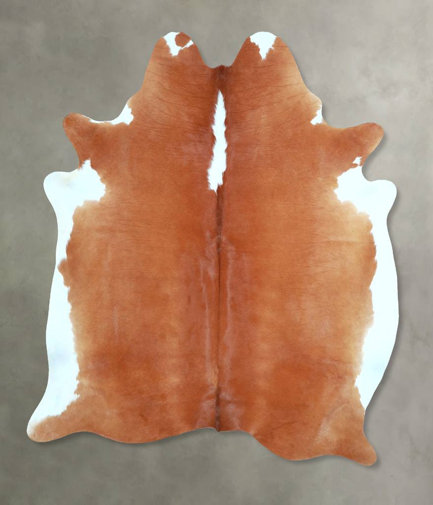 Hereford Large Brazilian Cowhide Rug 6'6"H x 5'5"W #A48306 by Hudson Hides