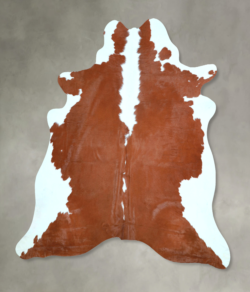 Hereford X-Large Brazilian Cowhide Rug 6'7"H x 6'8"W #A48307 by Hudson Hides