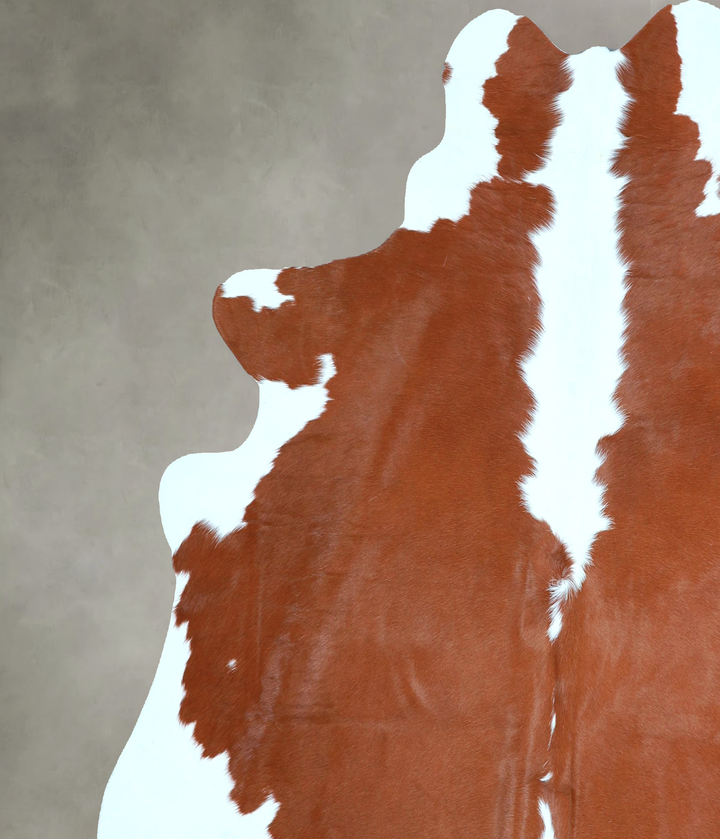 Hereford X-Large Brazilian Cowhide Rug 6'7"H x 6'8"W #A48307 by Hudson Hides