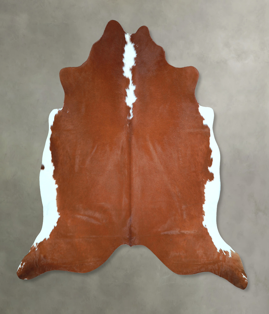 Hereford X-Large Brazilian Cowhide Rug 6'8"H x 7'3"W #A48310 by Hudson Hides