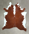 Hereford X-Large Brazilian Cowhide Rug 7'1