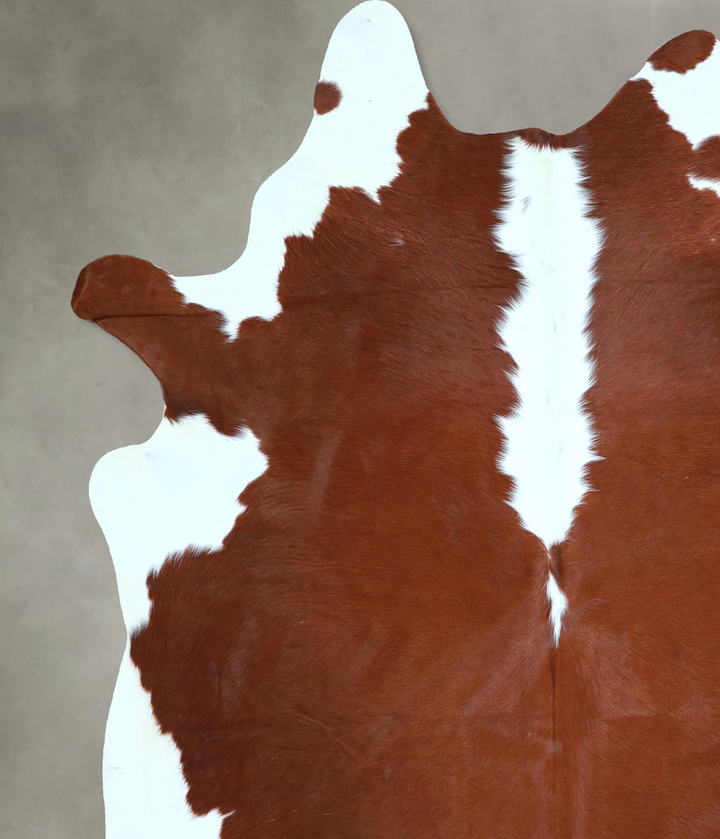 Hereford X-Large Brazilian Cowhide Rug 7'1"H x 6'1"W #A48311 by Hudson Hides