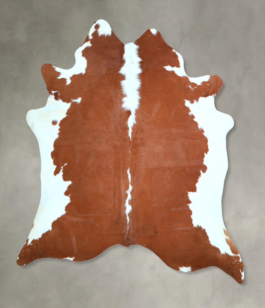 Hereford X-Large Brazilian Cowhide Rug 6'10"H x 6'5"W #A48312 by Hudson Hides