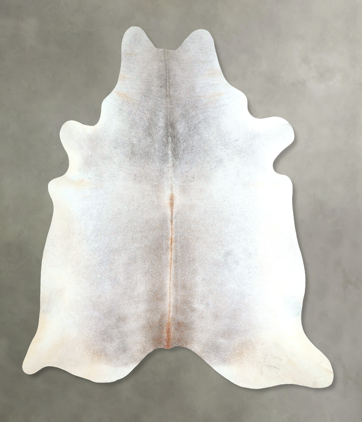 Grey with Beige XX-Large Brazilian Cowhide Rug 7'11"H x 7'3"W #A48316 by Hudson Hides