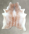 Grey with Beige XX-Large Brazilian Cowhide Rug 7'9"H x 6'6"W #A48322 by Hudson Hides