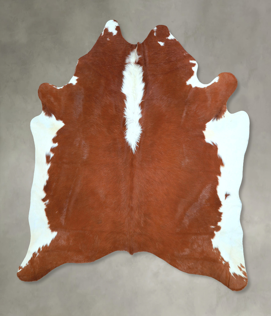 Hereford X-Large Brazilian Cowhide Rug 6'8"H x 6'0"W #A48330 by Hudson Hides