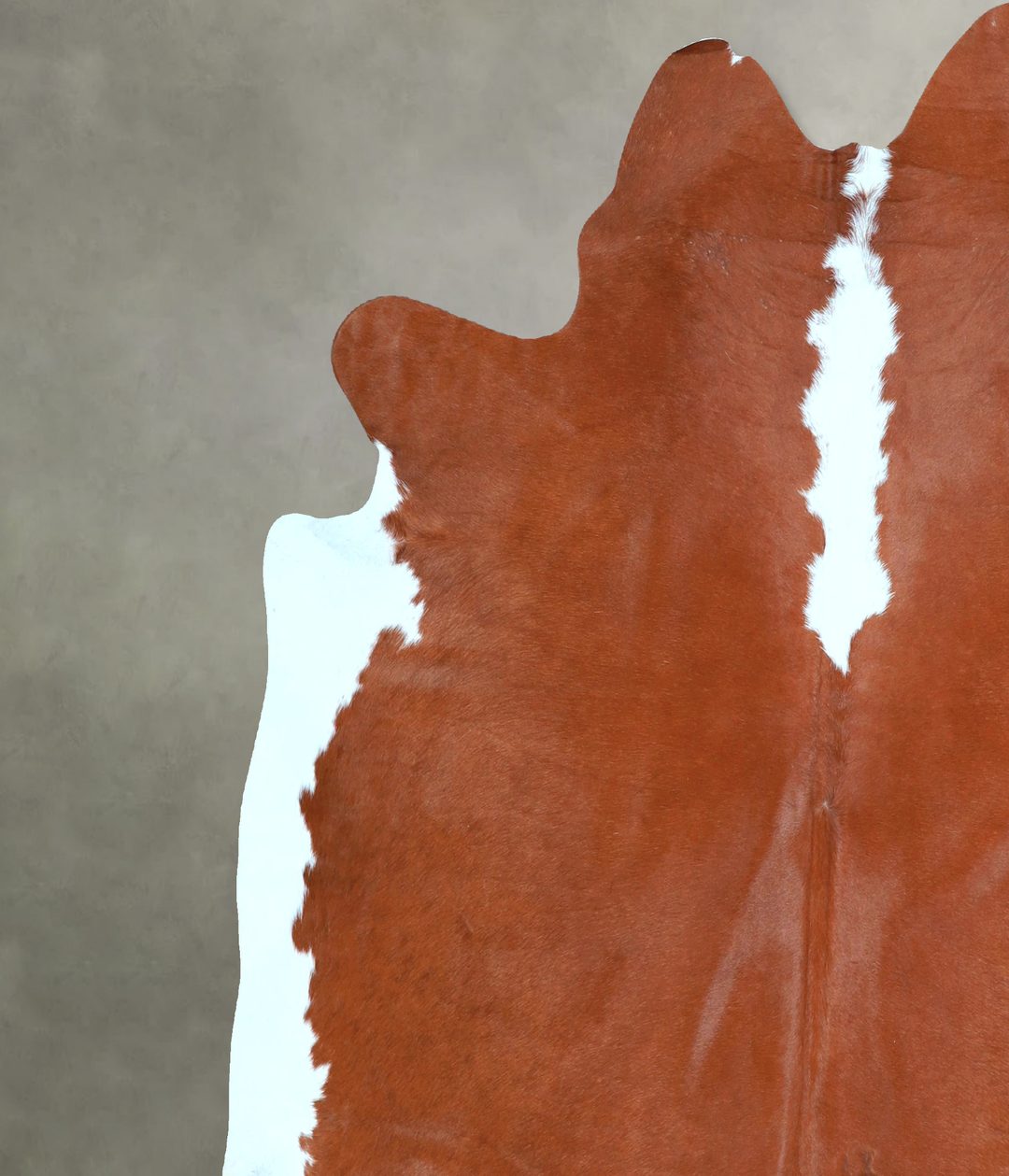 Hereford X-Large Brazilian Cowhide Rug 6'8"H x 6'10"W #A48333 by Hudso
