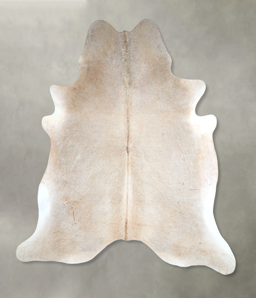 Grey with Beige X-Large Brazilian Cowhide Rug 7'5"H x 6'6"W #A48334 by Hudson Hides