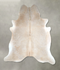 Grey with Beige X-Large Brazilian Cowhide Rug 7'5