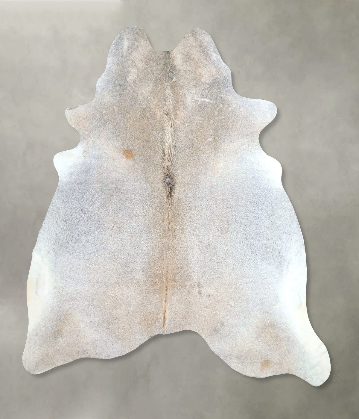 Grey with Beige Cowhide Rug #A48336