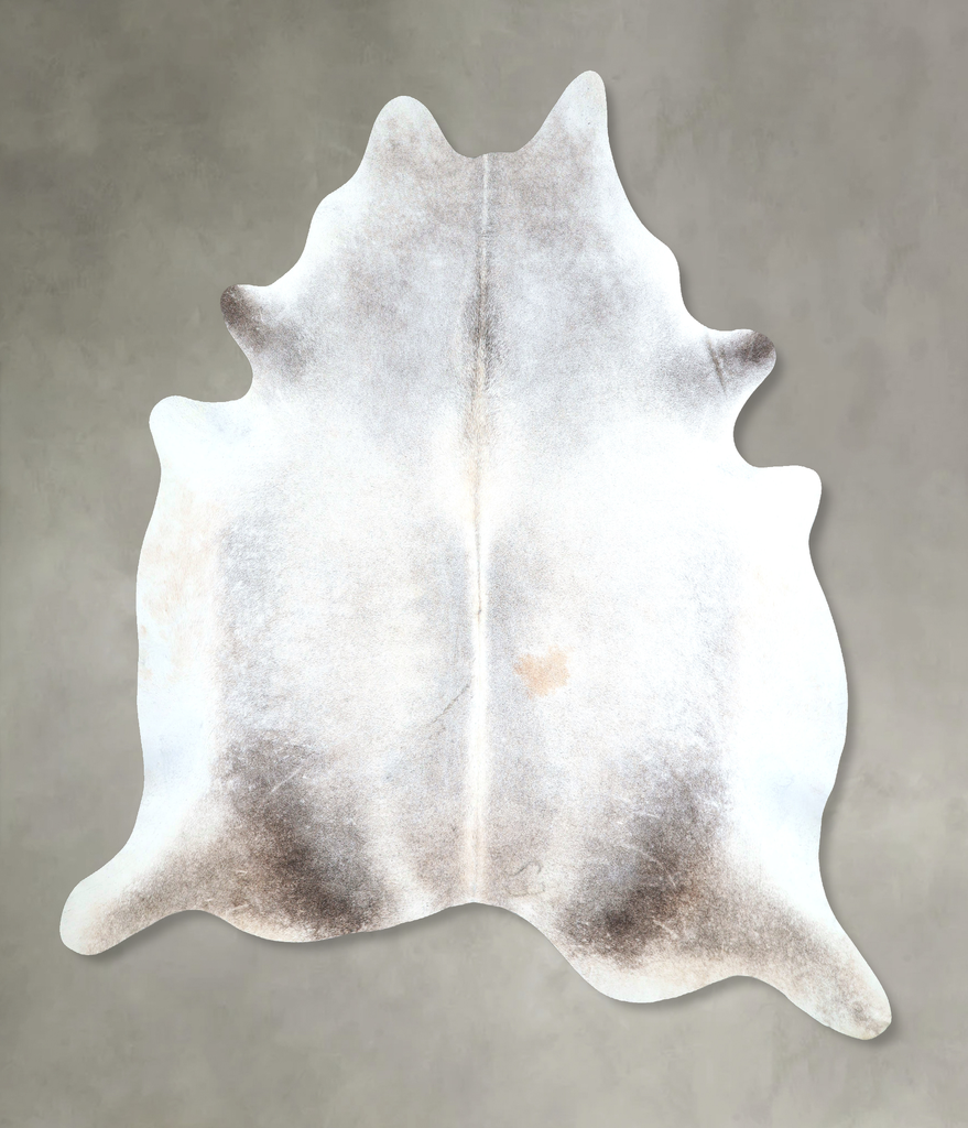 Medium Grey XX-Large Brazilian Cowhide Rug 7'11"H x 7'8"W #A48350 by Hudson Hides