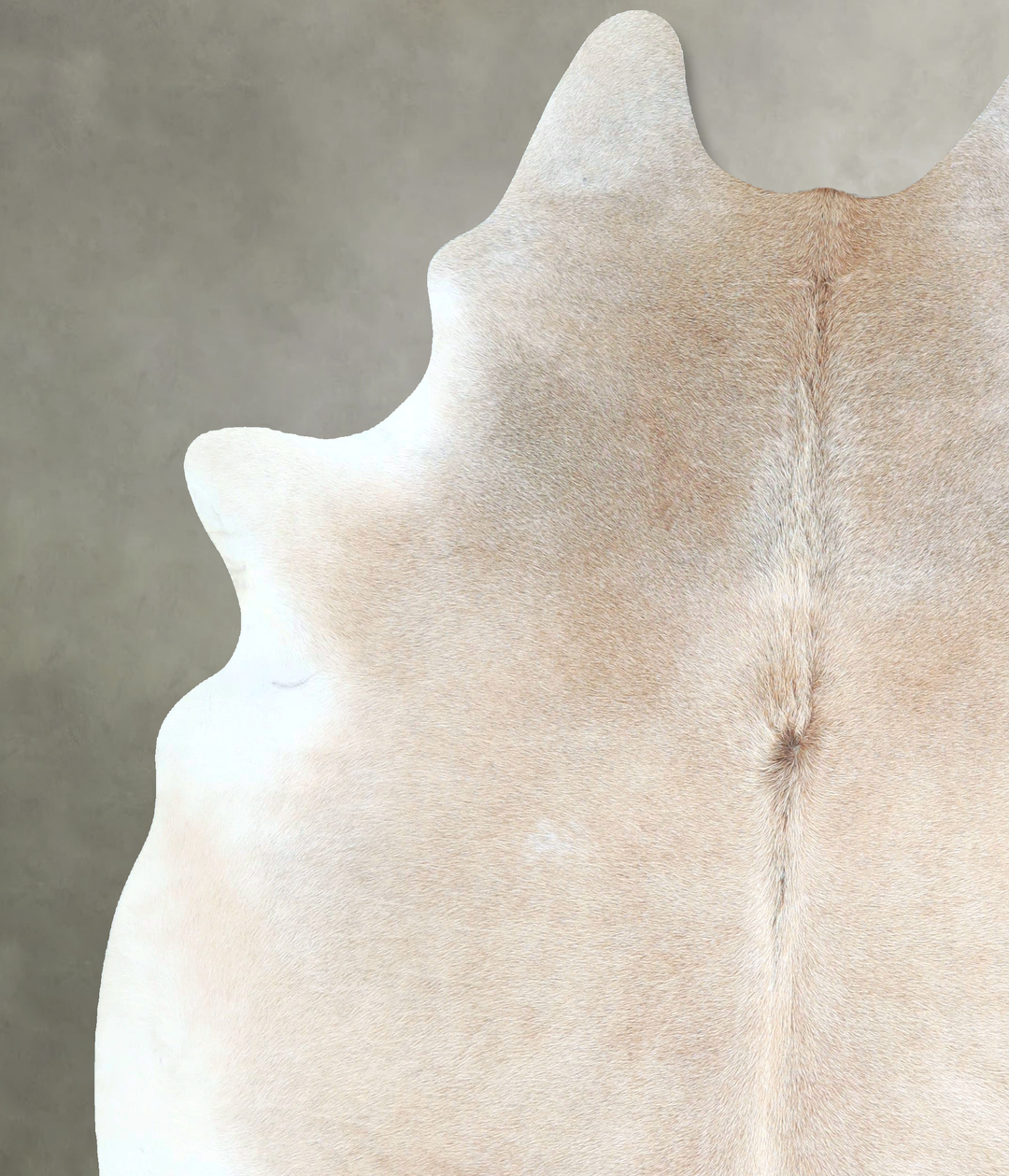 Grey with Beige XX-Large Brazilian Cowhide Rug 7'8"H x 6'8"W #A48356 b