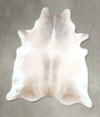 Grey with Beige X-Large Brazilian Cowhide Rug 7'4"H x 6'6"W #A48357 by Hudson Hides