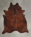 Dark Brindle X-Large Brazilian Cowhide Rug 7'5"H x 6'2"W #A48359 by Hudson Hides
