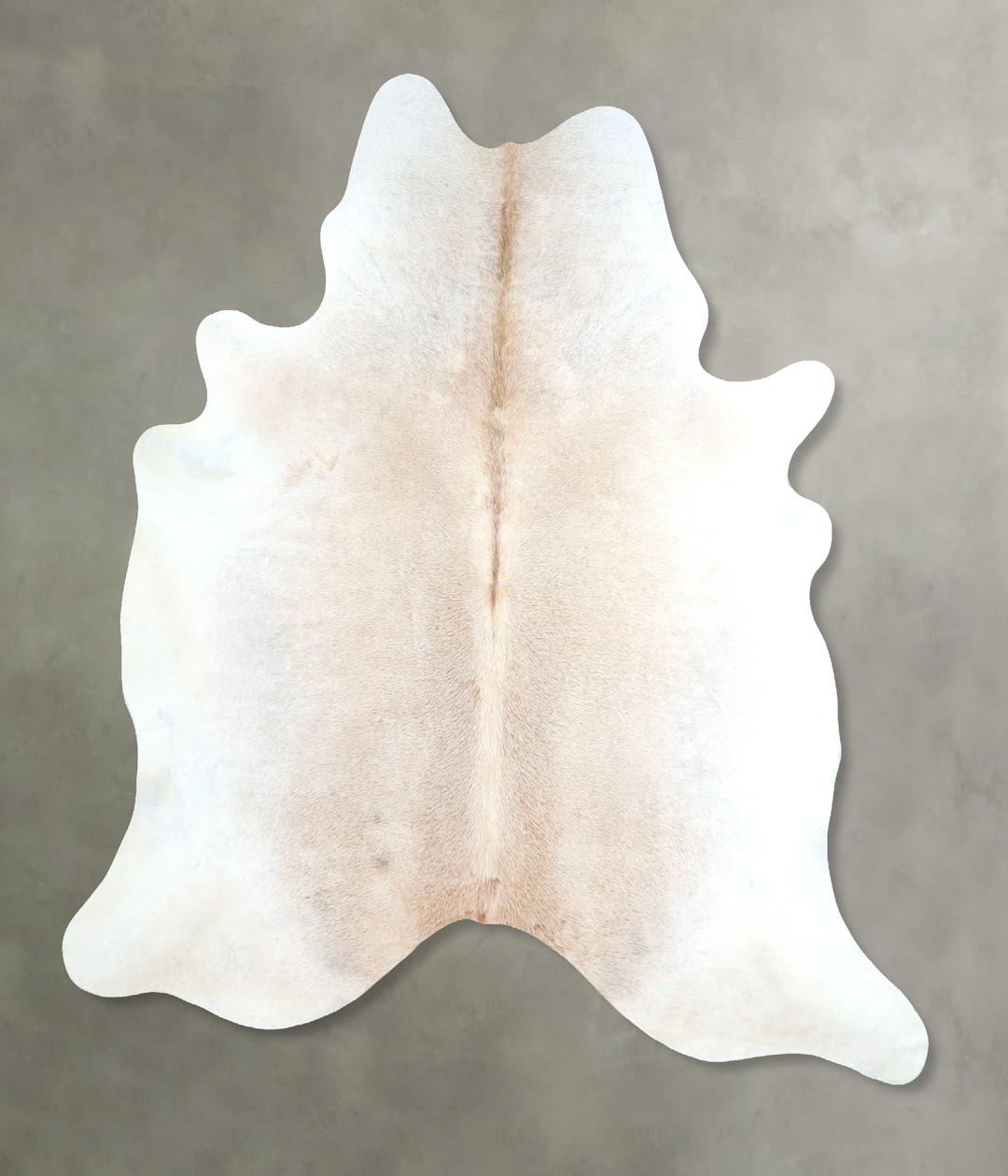 Grey with Beige X-Large Brazilian Cowhide Rug 7'4"H x 6'9"W #A48364 by