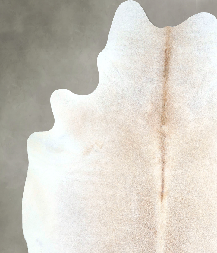 Grey with Beige X-Large Brazilian Cowhide Rug 7'4"H x 6'9"W #A48364 by Hudson Hides