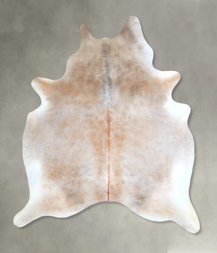 Grey with Beige XX-Large Brazilian Cowhide Rug 8'2"H x 6'7"W #A48366 by Hudson Hides