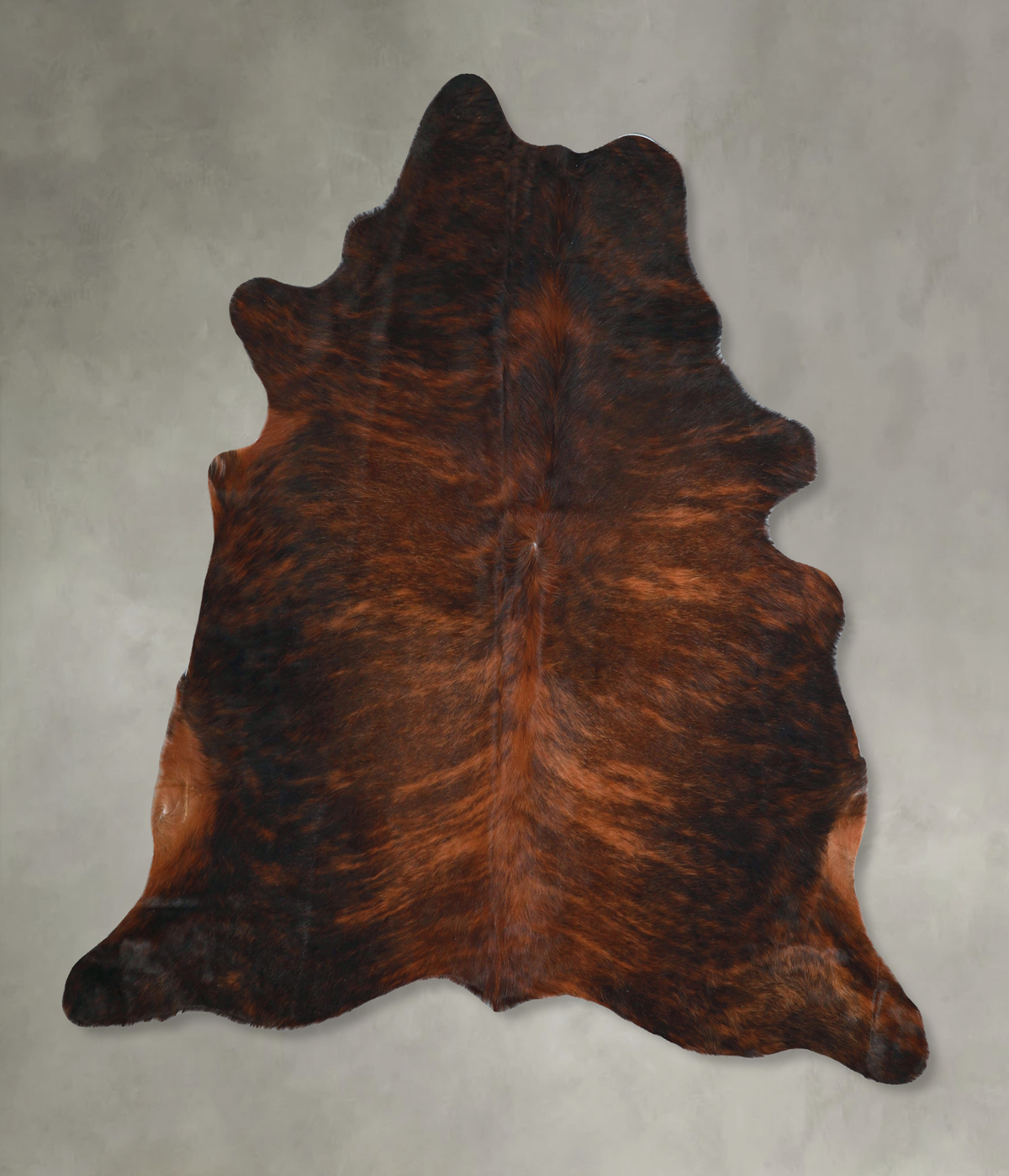 Dark Brindle Cowhide Rug #A48379