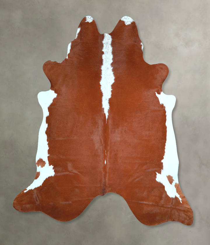 Hereford X-Large Brazilian Cowhide Rug 6'8"H x 6'9"W #A48391 by Hudson Hides