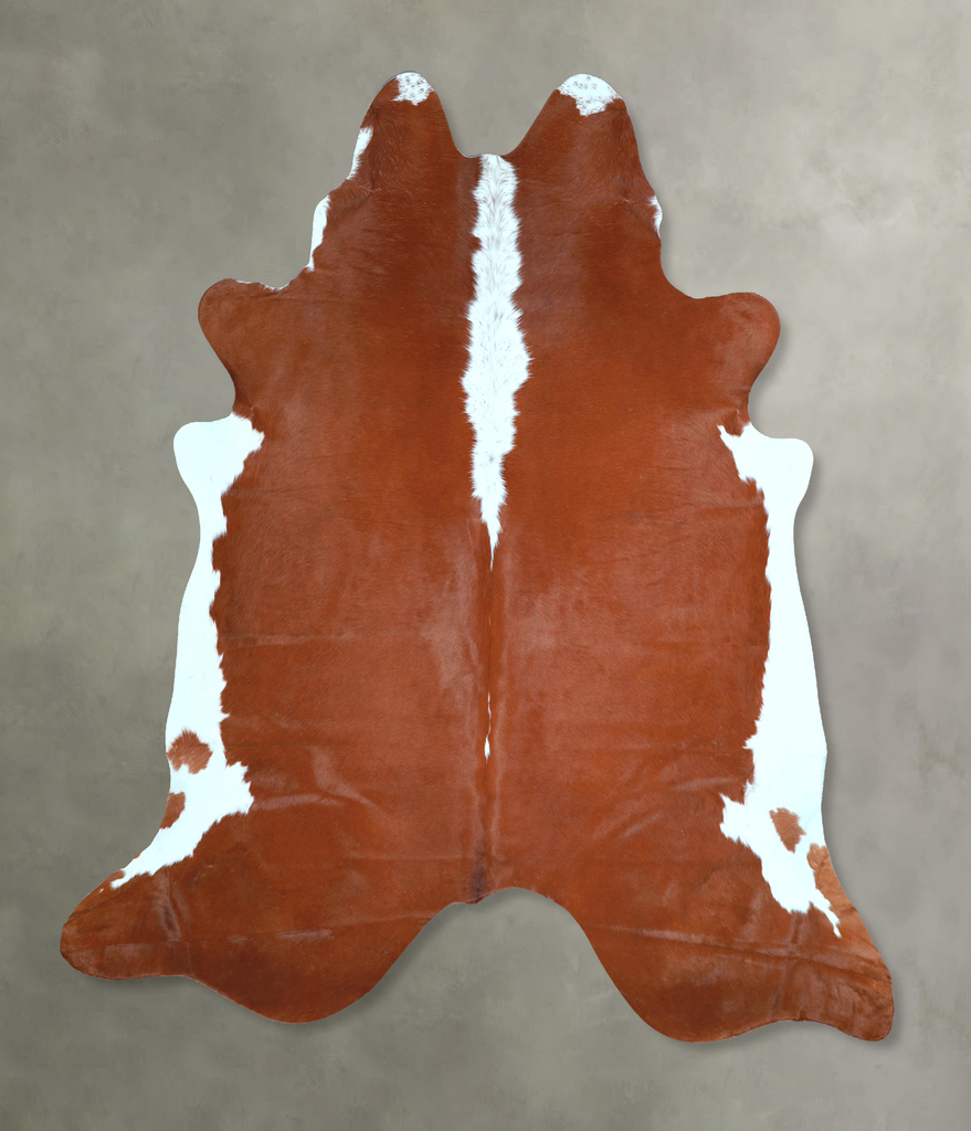 Hereford X-Large Brazilian Cowhide Rug 6'8"H x 6'9"W #A48391 by Hudson Hides