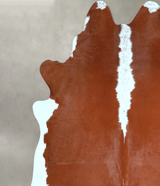 Hereford X-Large Brazilian Cowhide Rug 6'8"H x 6'9"W #A48391 by Hudson Hides