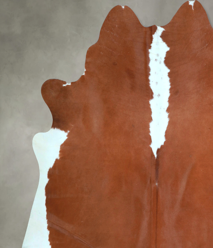 Hereford X-Large Brazilian Cowhide Rug 6'9"H x 6'11"W #A48392 by Hudson Hides