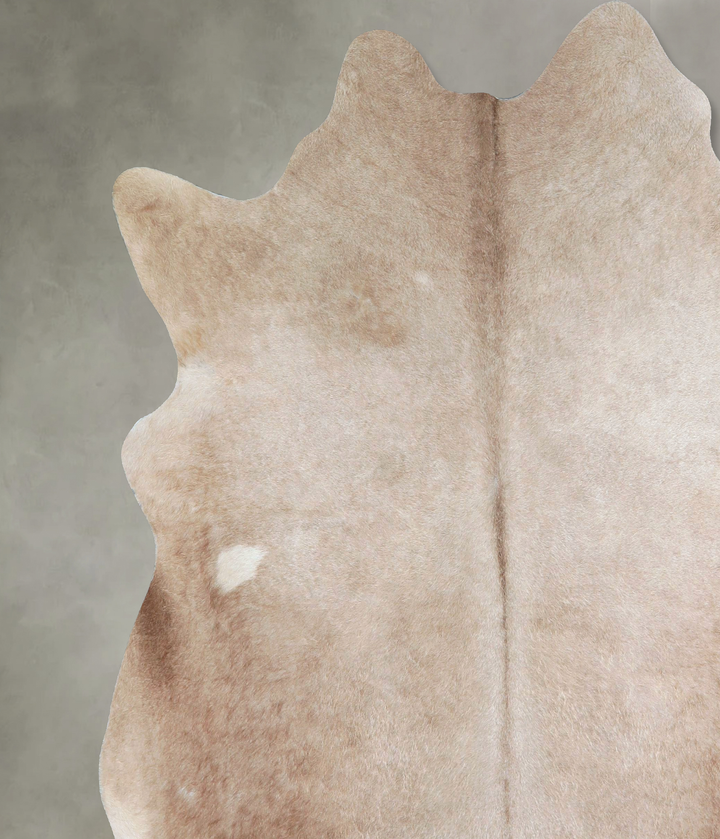Taupe X-Large Brazilian Cowhide Rug 7'5"H x 6'5"W #A48398 by Hudson Hides