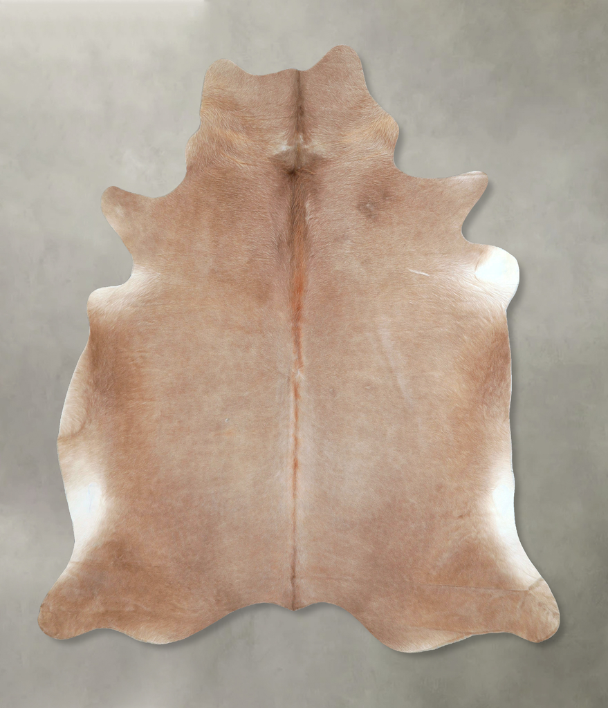 Taupe X-Large Brazilian Cowhide Rug 6'11"H x 6'3"W #A48403 by Hudson Hides
