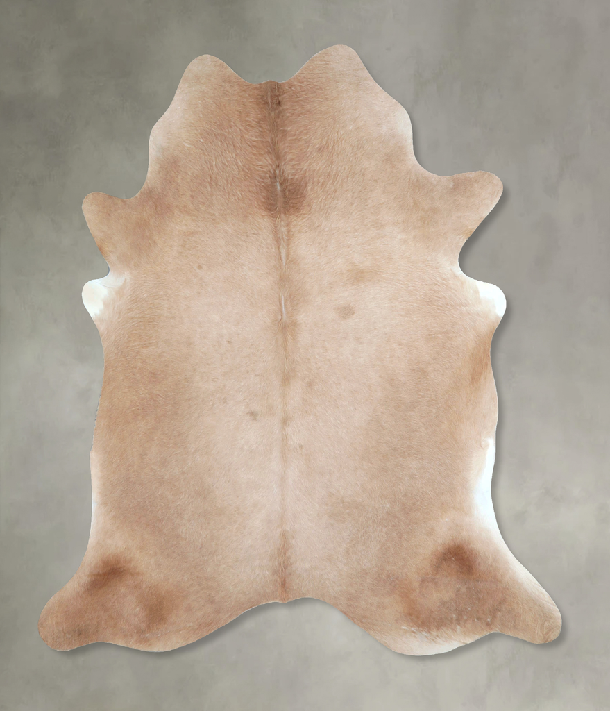 Taupe Large Brazilian Cowhide Rug 6'2"H x 5'8"W #A48406 by Hudson Hides