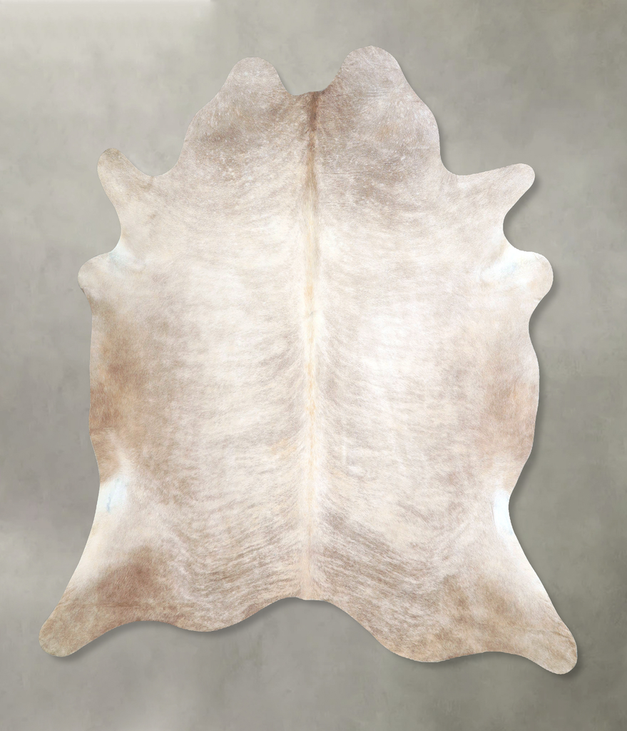 Taupe Large Brazilian Cowhide Rug 6'5"H x 6'2"W #A48413 by Hudson Hides