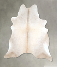 Champagne X-Large Brazilian Cowhide Rug 7'2"H x 6'3"W #A48418 by Hudson Hides