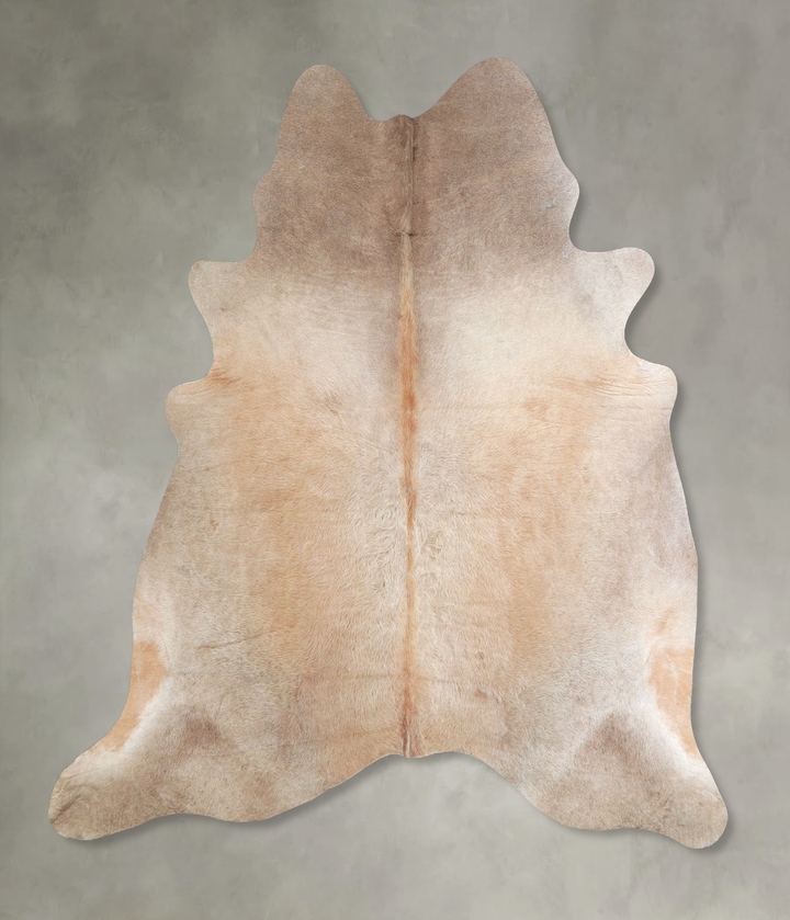 Taupe X-Large Brazilian Cowhide Rug 6'7"H x 6'5"W #A48420 by Hudson Hides