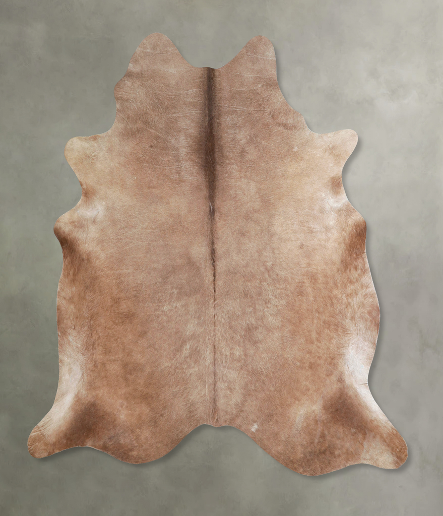 Taupe Large Brazilian Cowhide Rug 6'2"H x 6'3"W #A48421 by Hudson Hides