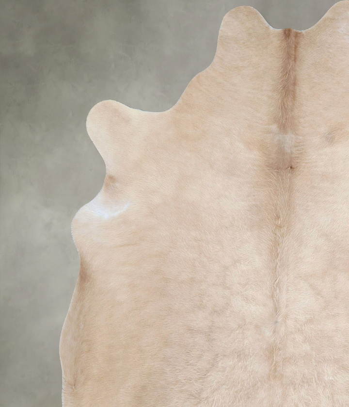 Taupe X-Large Brazilian Cowhide Rug 6'9"H x 6'2"W #A48422 by Hudson Hides