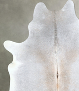 Grey with Beige X-Large Brazilian Cowhide Rug 7'0"H x 5'11"W #A48427 by Hudson Hides