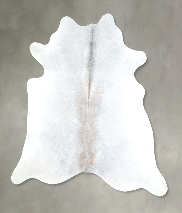 Grey with Beige X-Large Brazilian Cowhide Rug 6'7"H x 6'5"W #A48433 by Hudson Hides