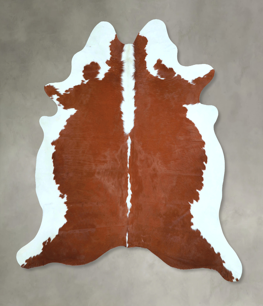 Hereford X-Large Brazilian Cowhide Rug 6'11"H x 6'4"W #A48437 by Hudson Hides