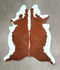 Hereford X-Large Brazilian Cowhide Rug 6'11